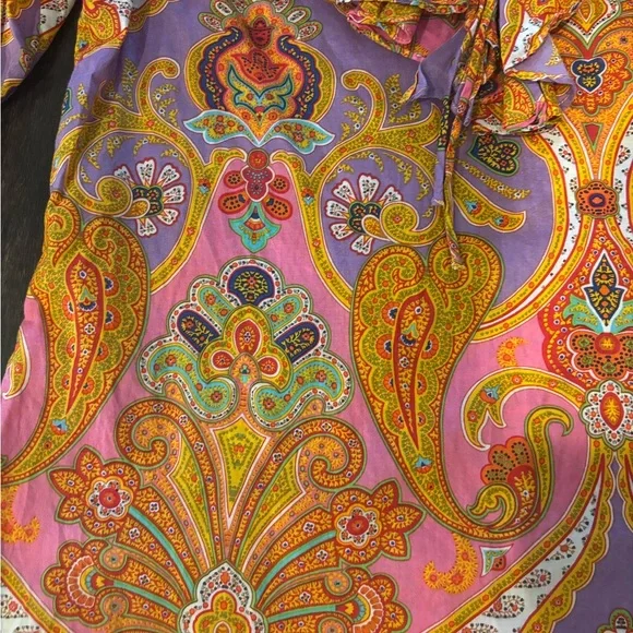 Lauren Ralph Lauren Multicolor Paisley Blouse - Picture 2 of 2